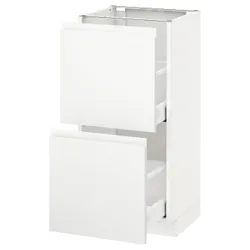 IKEA METOD / MAXIMERA(891.128.29) шафа / 2 szu /, білий / Voxtorp матовий білий