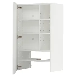 IKEA METOD(195.042.27) шафа з витяжкою та полицею/дверями, білий/Stensund білий