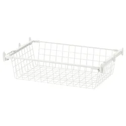 IKEA HJÄLPA(592.134.67) дротяний кошик з висувною напрямною, білий