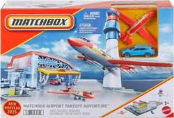 Ігровий набір Matchbox Airport, ангар + машина JBW37