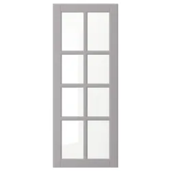 IKEA BODBYN(204.850.39) скляні двері, сірий