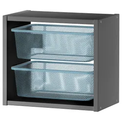 IKEA TROFAST(895.160.95) настінна шафа, сірий/сіро-синій