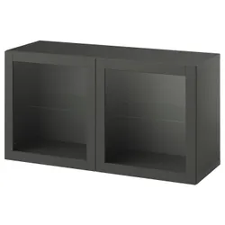 IKEA BESTÅ(095.357.76) шафа з дверцятами, темно-сірий/Sindvik темно-сірий