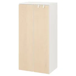 IKEA SMÅSTAD (493.903.33) гардероб, біла / береза
