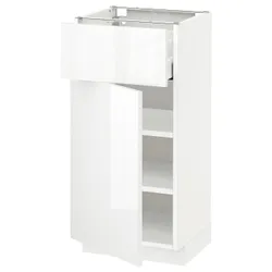 IKEA METOD / MAXIMERA(294.677.62) шафа stj szu / двер, білий / Ringhult білий