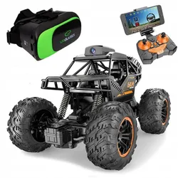 АВТОМОБІЛЬ RC ROCK CRAWLER АВТО НА ДИСТАНЦІЙНОМУ УПРАВЛІННІ З ЖИВОЮ WIFI КАМЕРОЮ + ОЧКИ VR