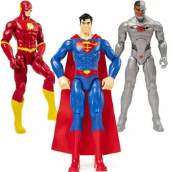 НАБІР З 3 РУХОВИХ ФІГУРІК SUPERMAN FLASH CYBORG, ВЕЛИКІ 30 СМ, З 3 РУХОВИХ ФІГУРІК DC COMICS