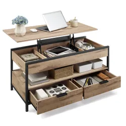 Світло-коричневий журнальний столик складений