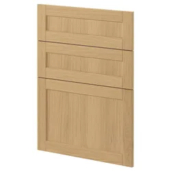 IKEA METOD(795.287.77) 3 фасади посудомийної машини, Дуб Форсбака