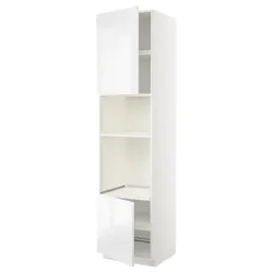 IKEA METOD(794.595.66) перший високий / мікрофон 2др / пол, білий/Voxtorp глянцевий/білий
