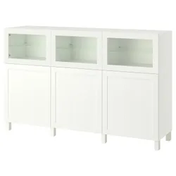IKEA BESTÅ(995.977.84) Поєднання з дверима, Білий/Pipmakare білий