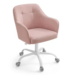 Світло-рожевий ротарі-фісний стілець
