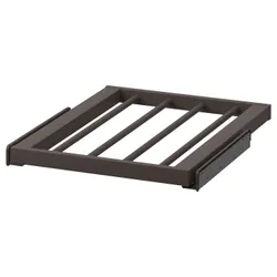 IKEA KOMPLEMENT(205.091.77) висувна вішалка для штанів, темно-сірий