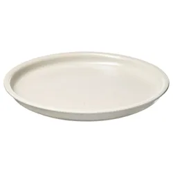 IKEA DAGGASTER(506.078.12) тарілка, в крапках/світлі бежевого