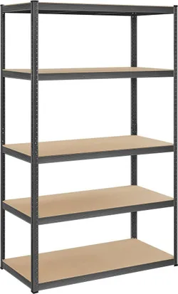 SONGMICS Heavy Duty Shelf, Basement Shelf, Storage Shelf, 60 x 120 x 200 см, полиця зі сталевим каркасом, навантаження до 750 кг,
