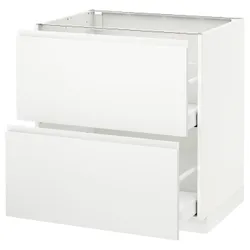IKEA METOD / MAXIMERA(891.121.03) sz stj 2fr / 2in szu, білий / Voxtorp матовий білий