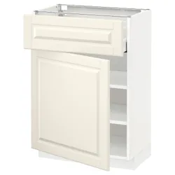 IKEA METOD / MAXIMERA(094.623.79) шафа stj szu / двер, білий / Bodbyn крем