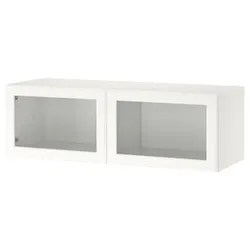 IKEA BESTÅ(194.398.59) комбінування навісних шаф, білий / Оствік білий