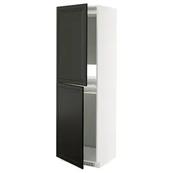 IKEA METOD(995.788.08) Гардеробні гардероби, Biały/Bodbyn Black