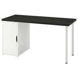 IKEA LAGKAPTEN / ALEX(895.215.20) стіл, Czarnybrąz/білий