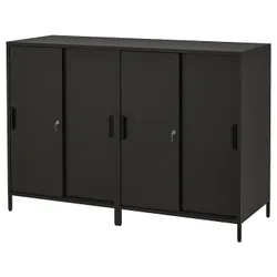 IKEA TROTTEN(194.296.57) шафа з розсувними дверима, антрацит