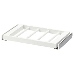 IKEA KOMPLEMENT(804.465.49) висувна вішалка для штанів, білий