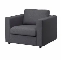 IKEA VIMLE(394.771.57) Крісло, Гуннаред середньо сірий