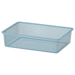 TROFAST Коробка сітчаста, блакитний лід,42х30х10 см 405.300.74