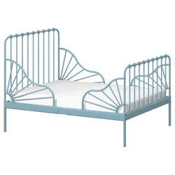 IKEA MINNEN(295.801.26) Відійшов рамка ліжка та дно ліжка, сірий