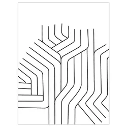 IKEA BILD(304.418.70) Плакат, Лінії