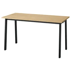 IKEA MITTZON(395.139.52) Конференц-стіл, дуб/чорний шпон