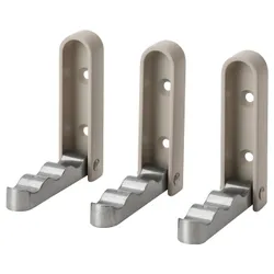 IKEA KLYKET(505.035.98) відкидний гачок, алюміній / бежевий
