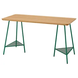 IKEA ANFALLARE / TILLSLAG(694.783.15) письмовий стіл, бамбук / зелений