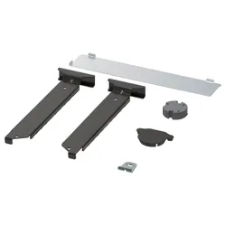 IKEA UTRUSTA(806.041.00) Пункт Кріплення ящика на дверях, чорний сірий