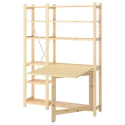 IKEA IVAR(696.065.77) 2 сек/шафа зі складним столом