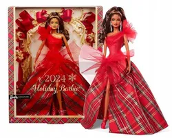 Колекційна лялька BARBIE HOLIDAY 2024, фірмова, святкова, HRM63
