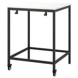 IKEA TROTTEN(494.296.08) стіл, білий / антрацит