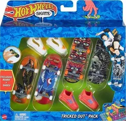 Набір HOT WHEELS Skate Fingerskate, 4 скейтборди + взуття HNG71
