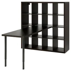 IKEA KALLAX / LAGKAPTEN(294.816.78) стіл, Czarny/czarnybrąz