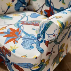 IKEA STRANDMON(106.024.54) Обкладинка для крісла Узак, STIGSBO з різнокольоровими/бежевими