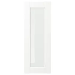 IKEA ENKÖPING (005.057.88) Скляні двері, біла імітація дерева