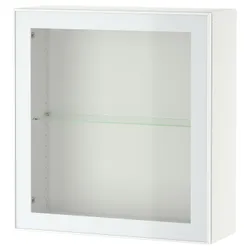 IKEA BESTÅ(095.810.04) скляна шафа, білий Гласвік/білий/світло-зелене прозоре скло
