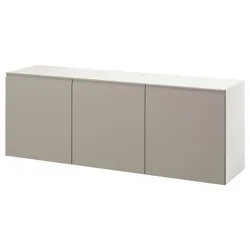 IKEA BESTÅ(895.693.43) Поєднання настінних шаф, Білий/Hammarsmed Beige