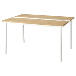 IKEA MITTZON(795.334.20) Конференц-стіл, дуб/білий шпон