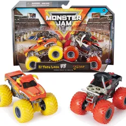 MONSTER JAM 2 MONSTER TRUCK VEHICLES 1:64 ЕЛЬ ТОРО ЛОКО ПРОТИ ПІРАТСЬКОГО ПРОКЛЯТТЯ