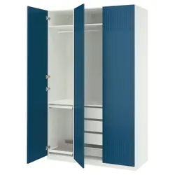 IKEA PAX / FYRUDDEN(495.816.53) Комбінація гардеробу, білий/синій