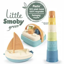 SMOBY Little Green Set Човникова вежа-сортувальник з біопластику