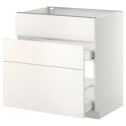 IKEA METOD / MAXIMERA(899.197.75) одна штука від злотих + 3 шт./2 шт, білий / Veddinge білий