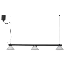 IKEA SAMBORD(505.869.61) Підвісна лампа/3 світильники, чорний/білий