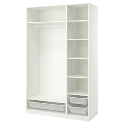 IKEA PAX(693.856.70) комбінований гардероб, білий